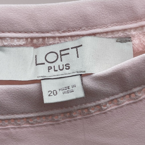 Loft - pink sleeveless blouse. NWT - Picture 3 of 5
